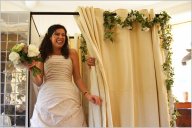 A Pergola Wedding Party Photobooth is even better with a PhotoConcierge Desk.